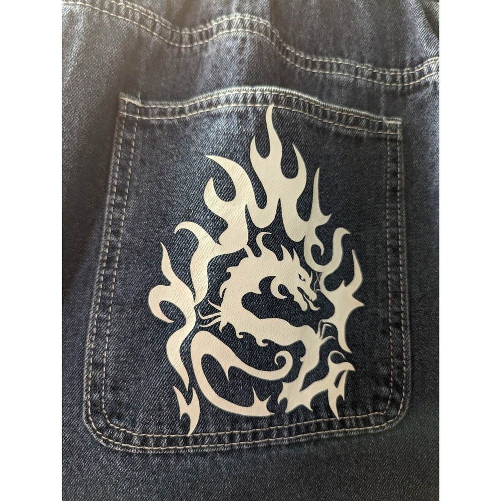 Curve Dragon Jeans Womens Plus Size 2x 2X Blue Pull On Elastic Waist Pants